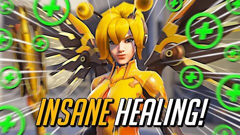 Insane Mercy Gameplay 32 Assists, 20K healing, 19 Resses!! - Overwatch 2