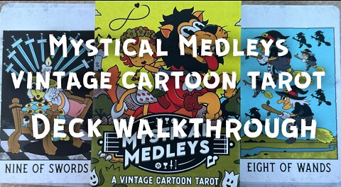 Mystical Medleys vintage cartoon Tarot