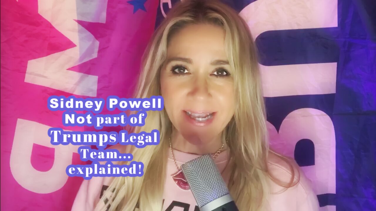 Sidney Powell, It's a BIBLICAL Time **Nov . 22, 2020