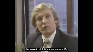 34 year old Donald Trump asked if he’d ever run for President