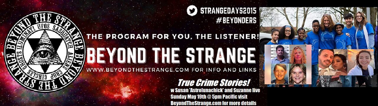 True Crime Stories 2024 w Susan aka Astrolunachick & Suzanne P. 5/19 @5pmPT