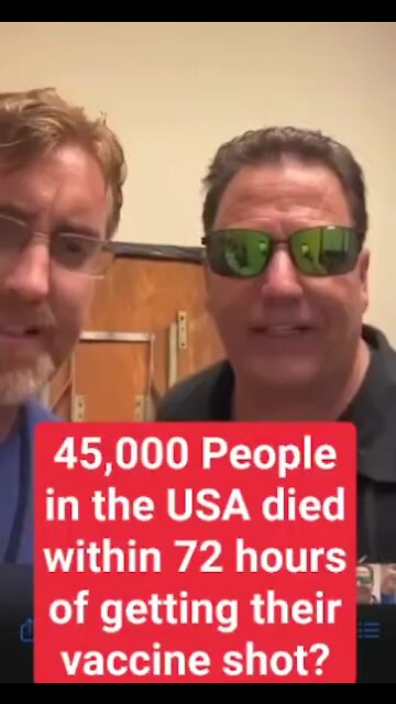 45,000 people have died from vaccine in USA