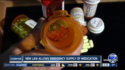 New law allows emergency supply of medication