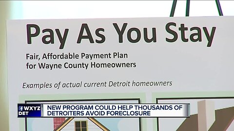 New program could help thousands of Detroiters avoid foreclosure.
