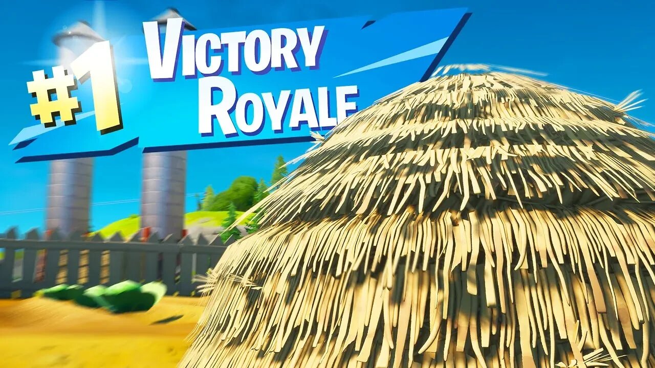 Fortnite But Staying In The Hay Stack All Game