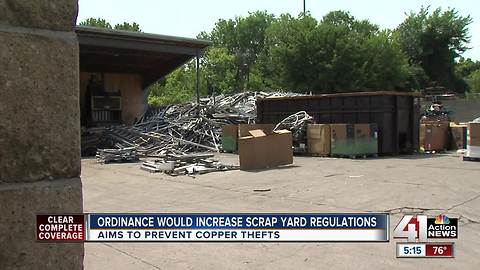 Scrap yards in Kansas City could face more regulations