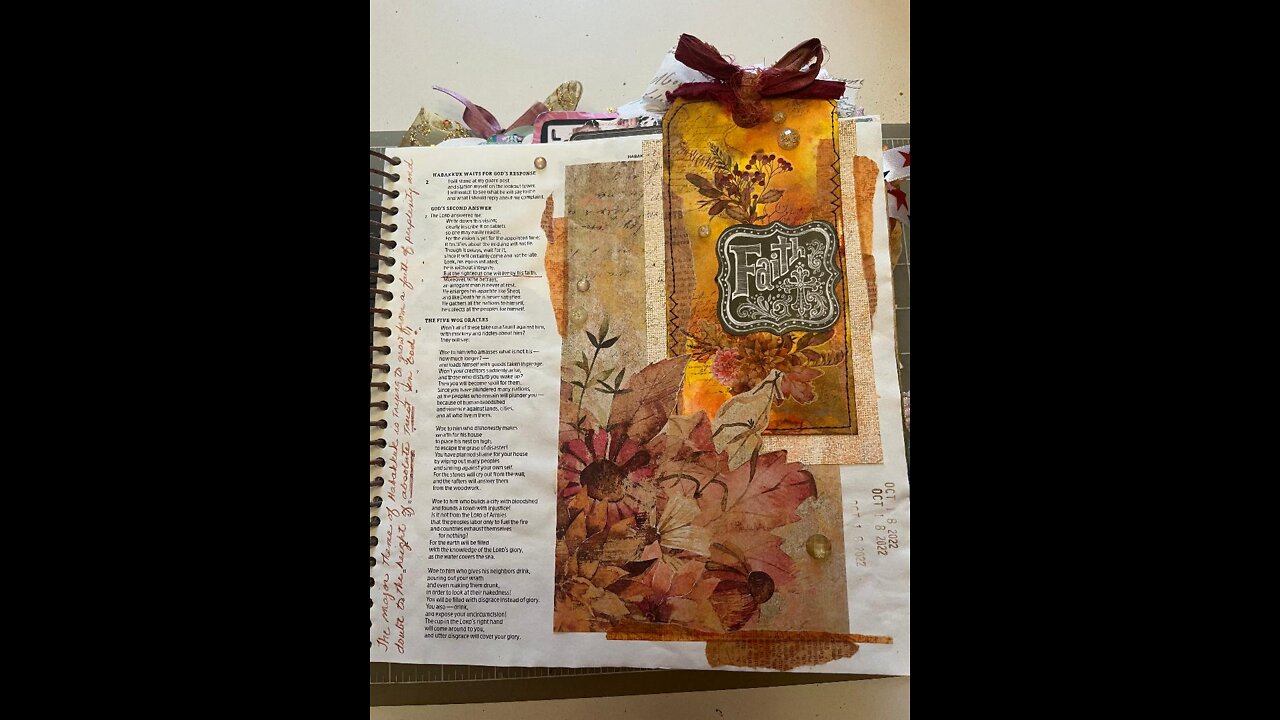 Let's Bible Journal Habakkuk 2 (from Lovely Lavender Wishes)