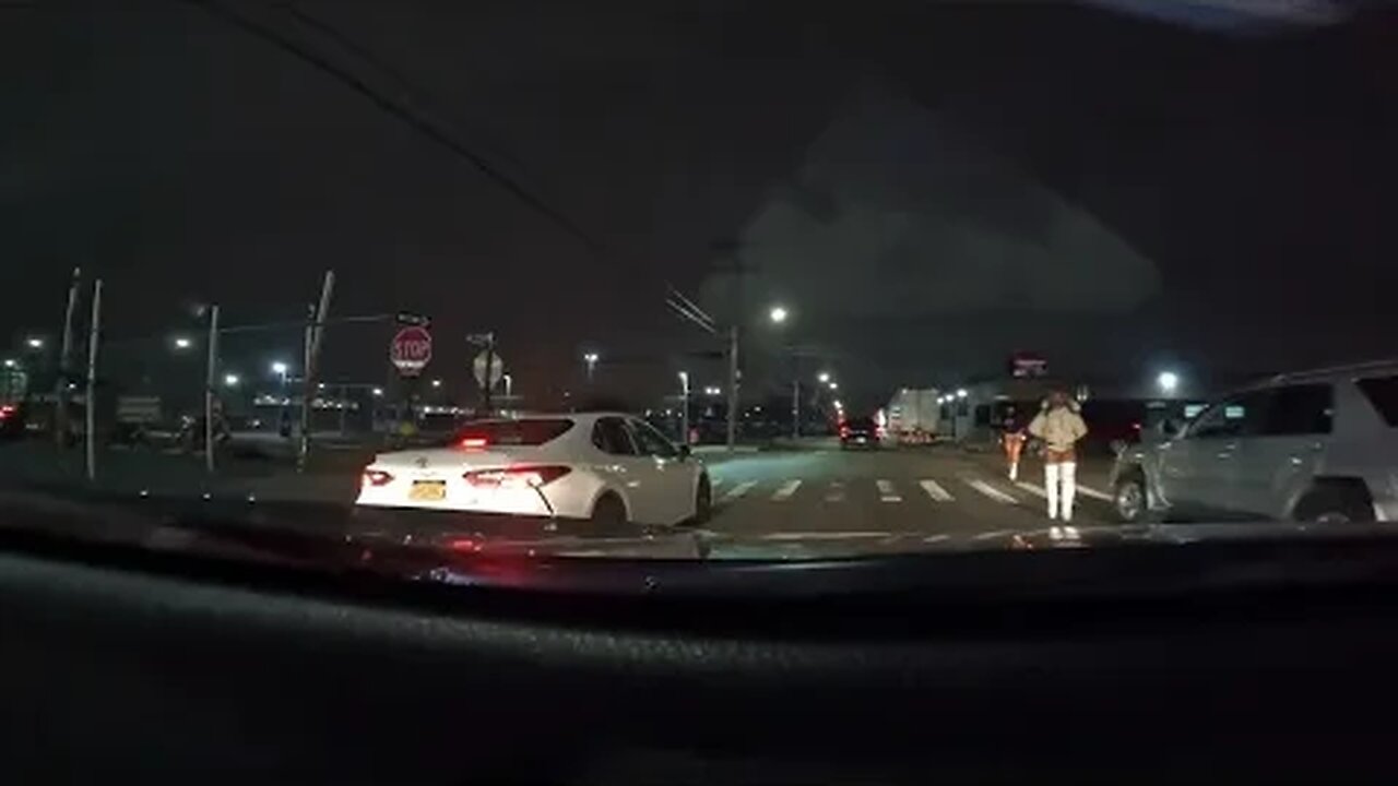 women at night time in Brooklyn