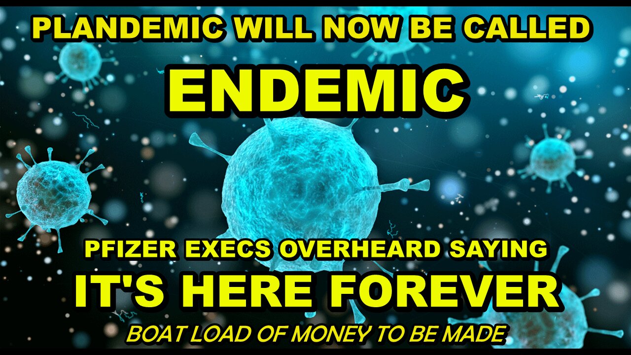 GET READY FOR THE ENDEMIC? PFIZER EXECS CAUGHT SAYING 'THIS WILL NEVER END'. IT'S ALL ABOUT PROFIT