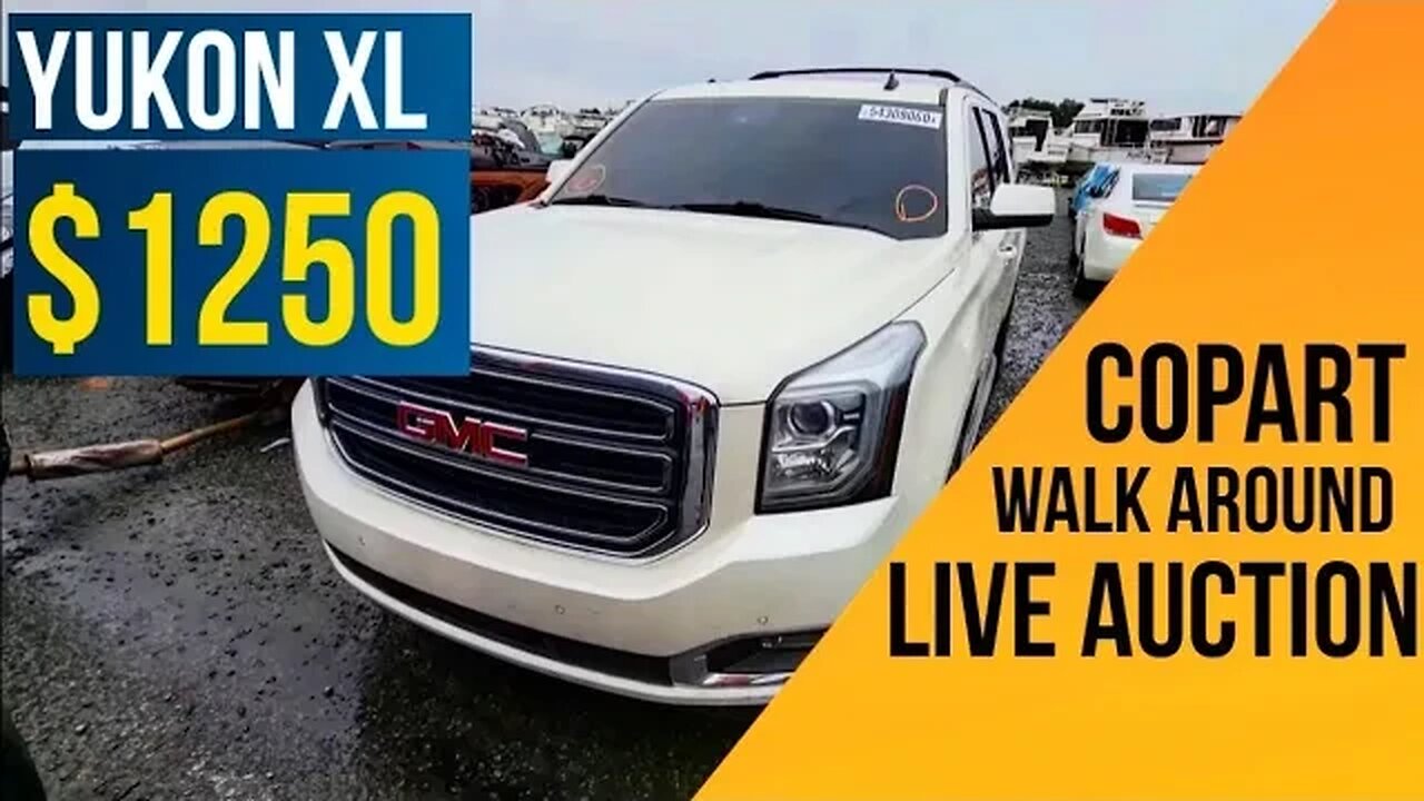 COPART WALK AROUND, YUKON XL CHEAP?