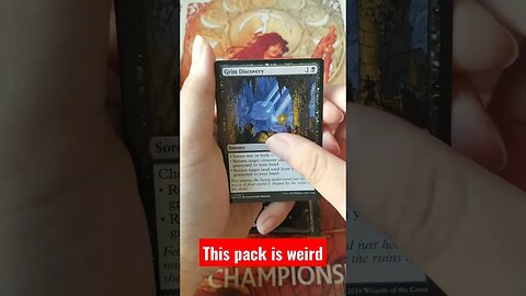 Opening my first Mystery Booster #mtg #MagicTheGathering #shorts #short #shortvideo