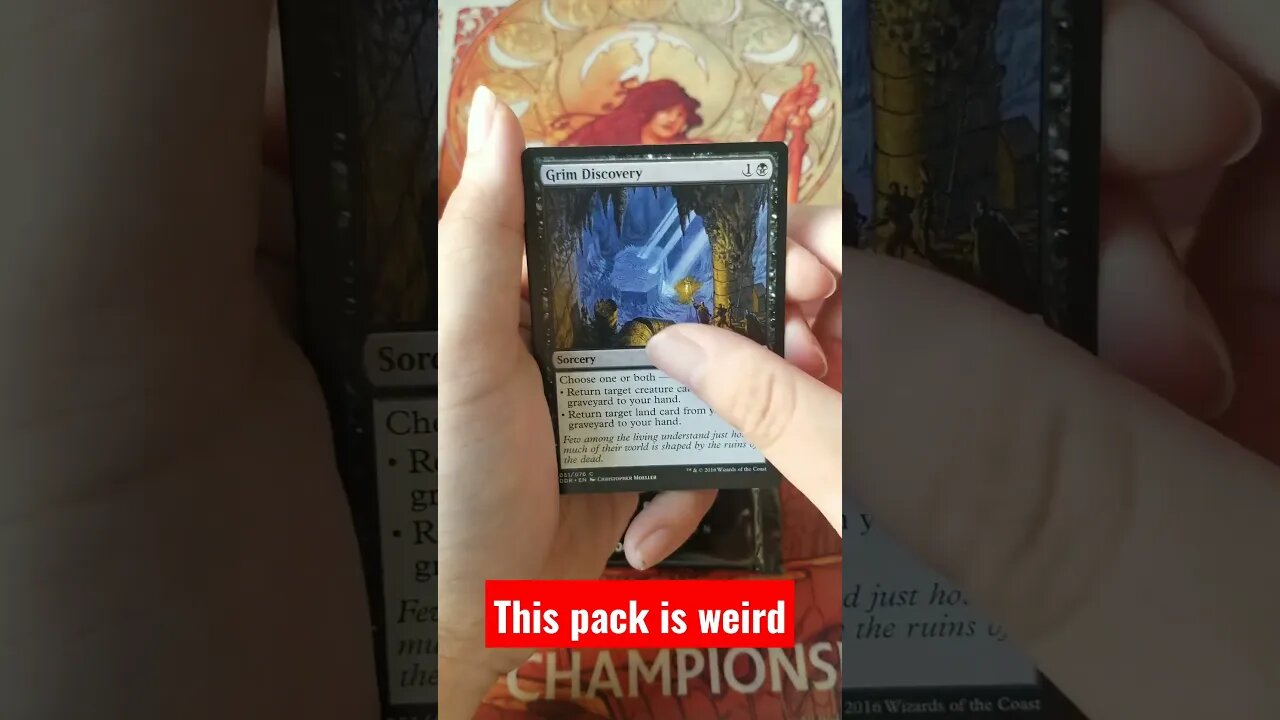 Opening my first Mystery Booster #mtg #MagicTheGathering #shorts #short #shortvideo