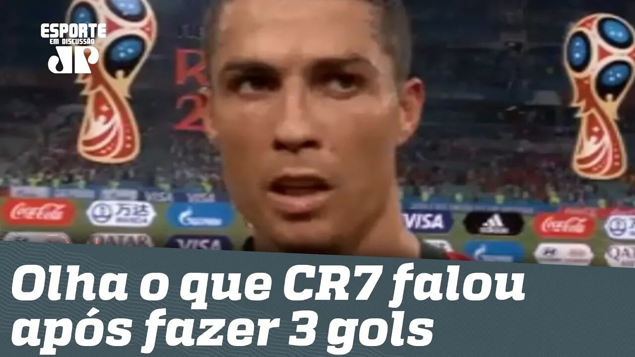 OLHA o que CR7 falou após fazer 3 GOLS contra a ESPANHA!