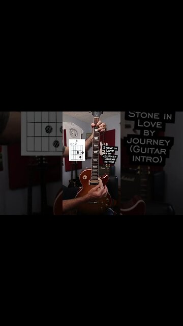 The guitar intro from Stone in love by Journey #shorts