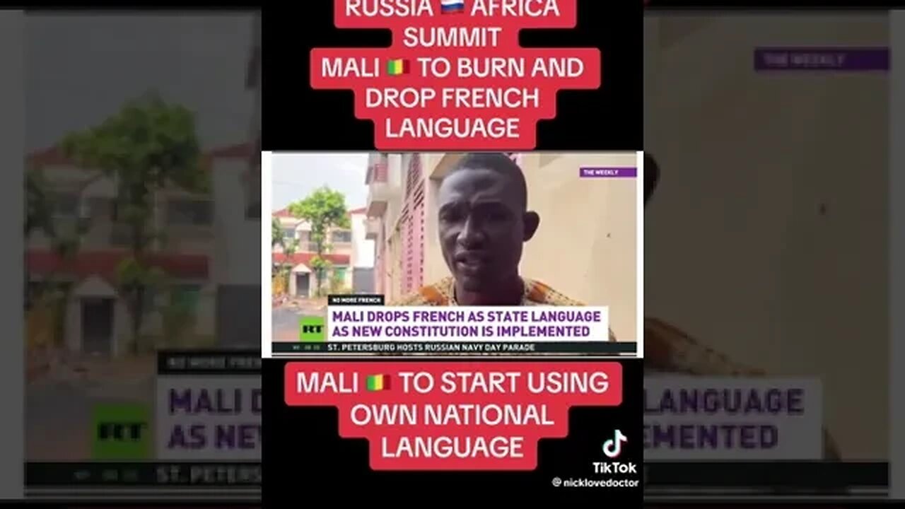 How #Mali dropped #French As Official #Language? #Russia #Africa Summit #France