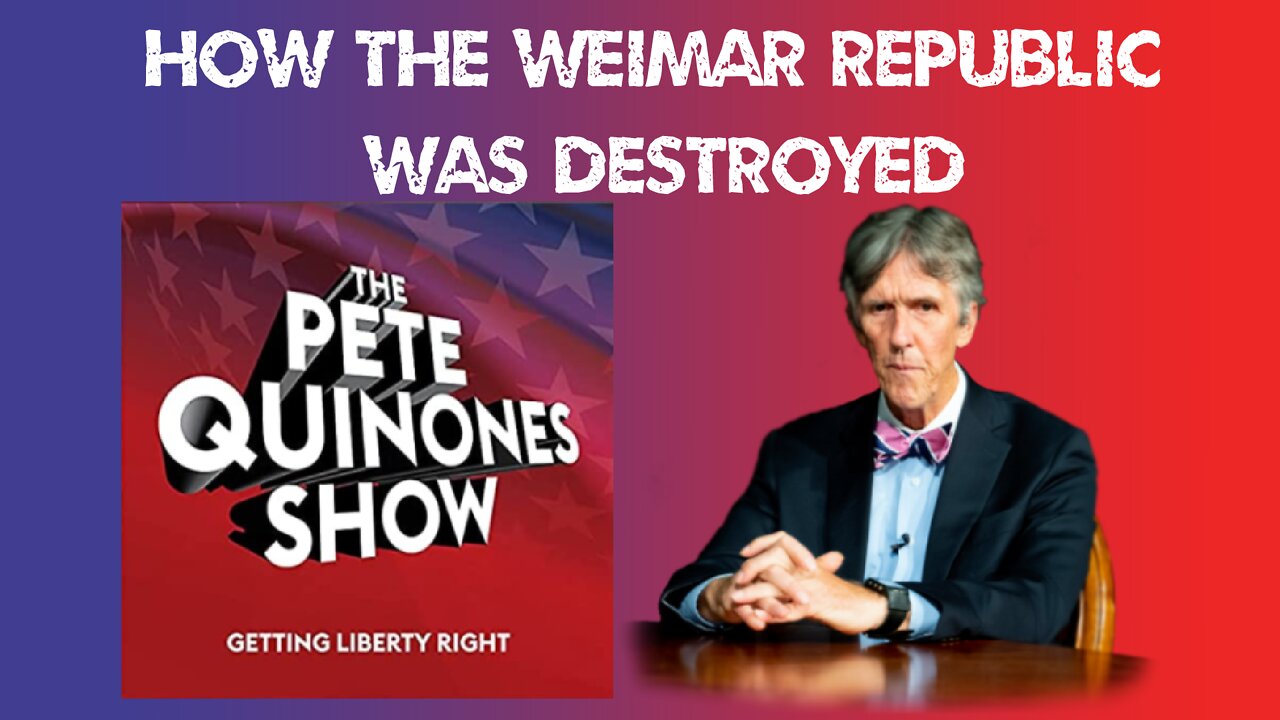 The Pete Quinoes Show w/ Dr. E. Michael Jones: How The Weimar Republic Was Destroyed