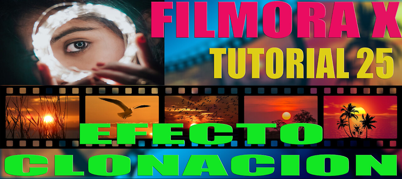 🆕 Cómo hacer el EFECTO CLONACION ⚡️ SECUENCIA DE FOTOGRAMAS CONGELADOS 🌟 Filmora X 👌 Tutorial 25 🚀