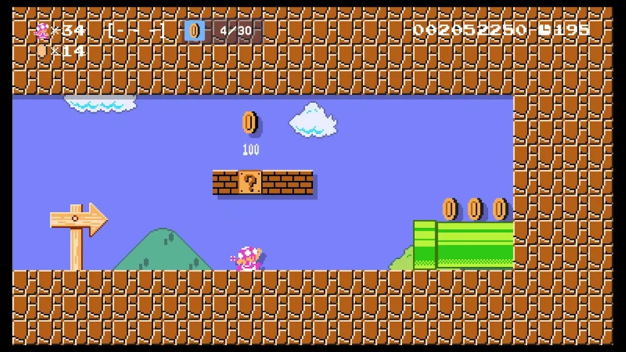 Mario Maker 2 Road to 1000, If I die the video ends 80