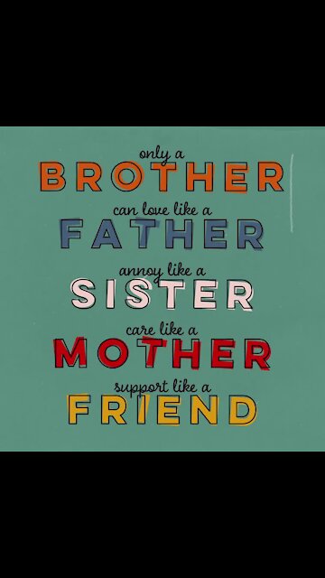 Only a brother [GMG Originals]