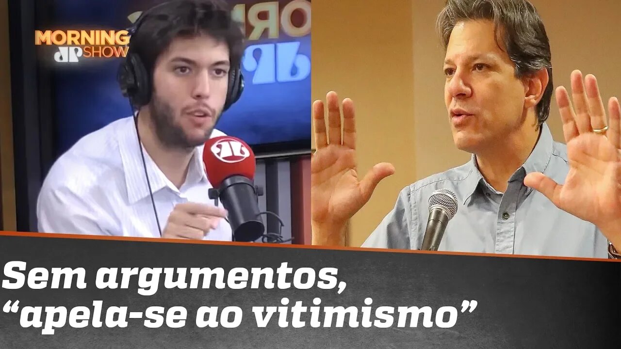 Haddad multado. “Na ausência de argumentos, apela-se ao vitimismo”, diz Caio Coppolla