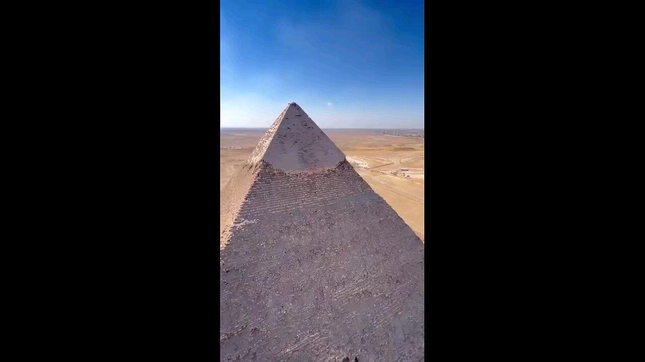 Pyramid of Khafre or of Chephren is the middle of the three Ancient Egyptian Pyramids of Giza.