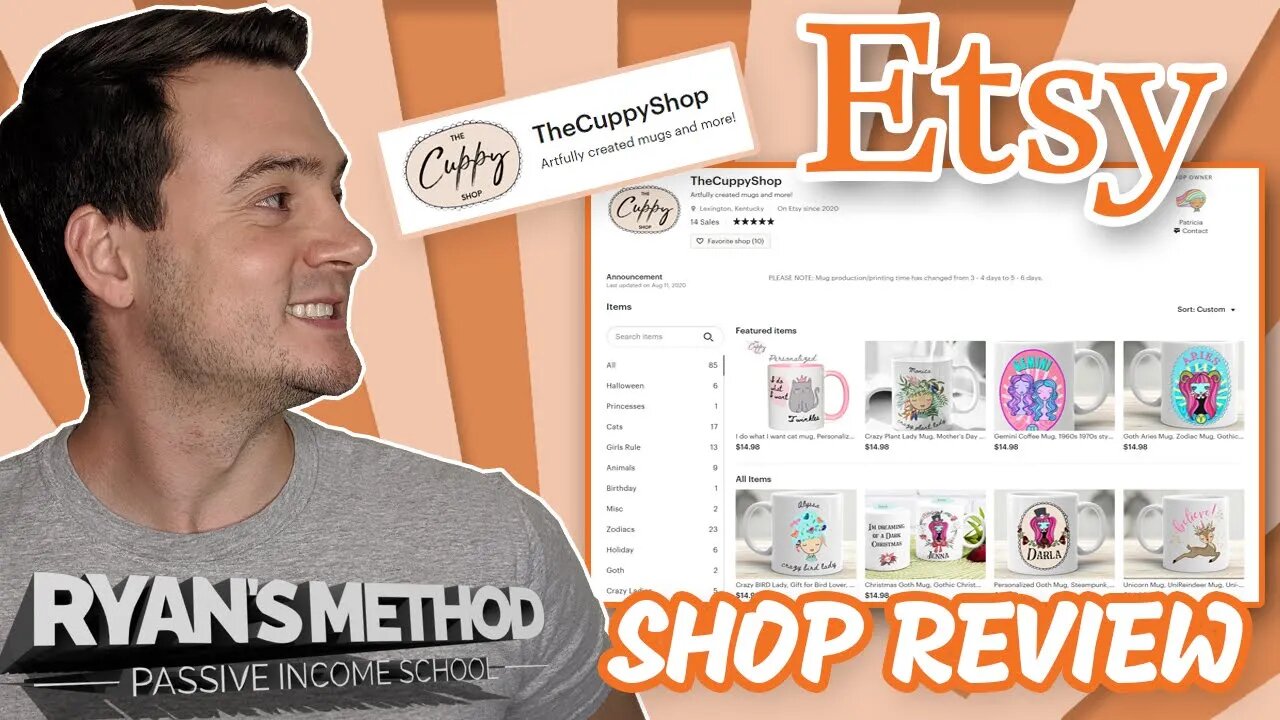 Sell Mugs on Etsy! (🛒Shop Reviews #5)