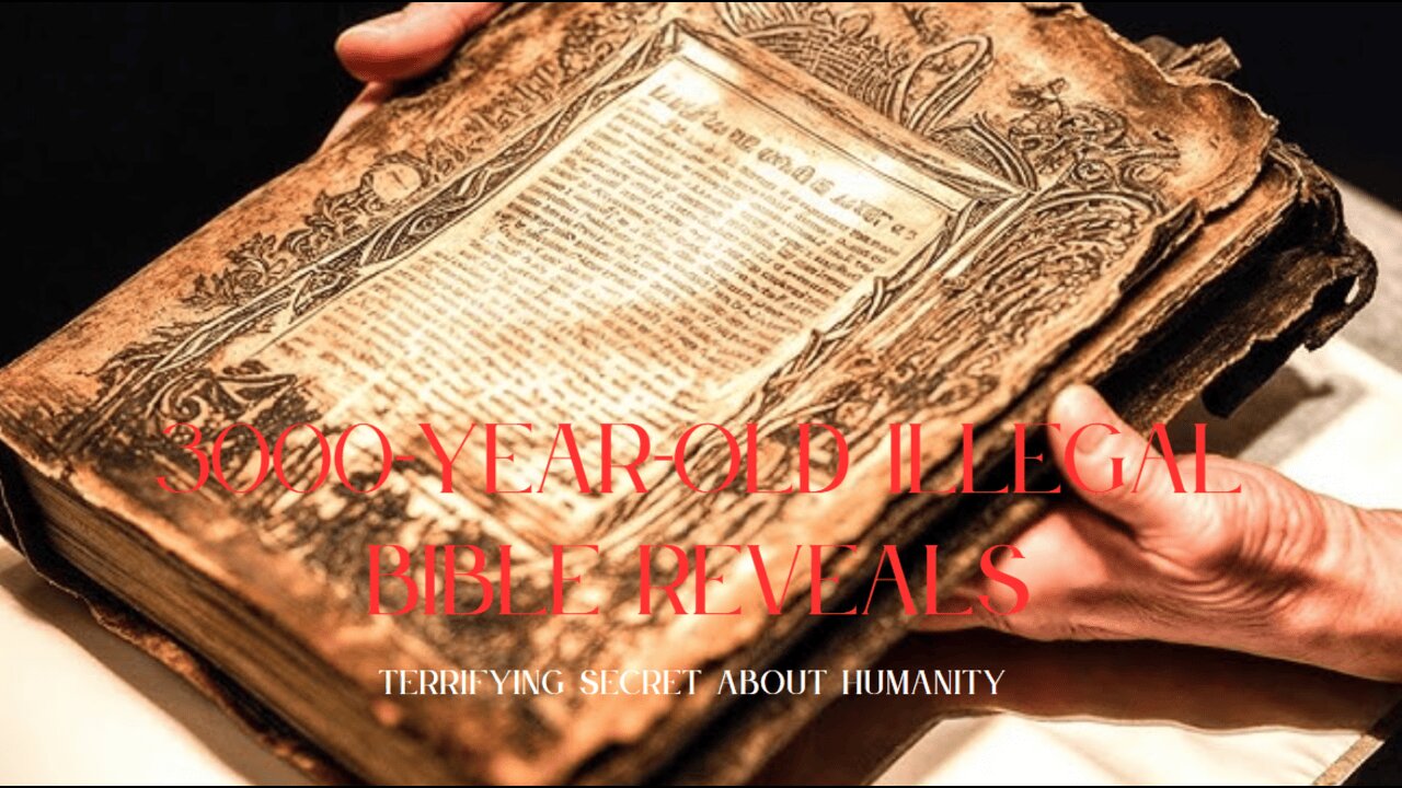 3000-Year-Old Illegal Bible Reveals a Terrifying Secret About Humanity You Won't Believe!