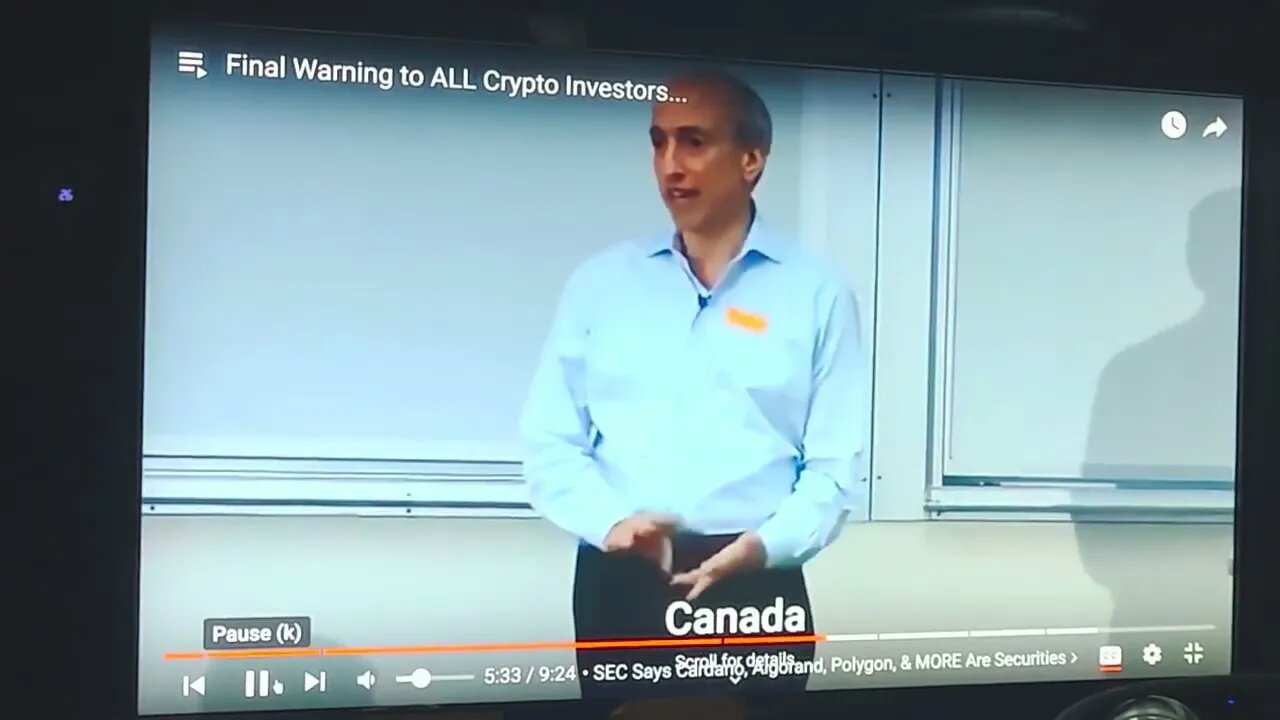 Gary Gensler SEC, 75% of crypto are commodities not securities his own words