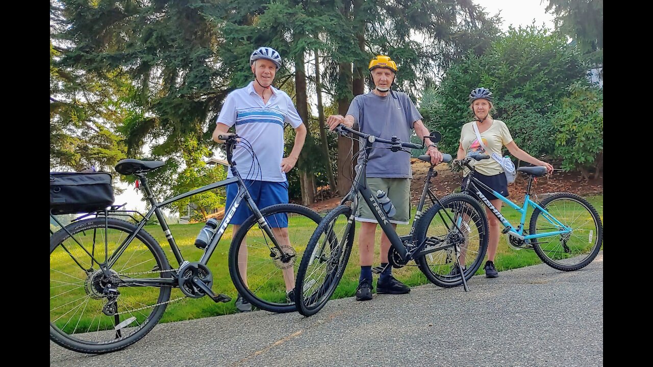 2021 Surprised our Dad with a new Trek Verve 2 Bicycle