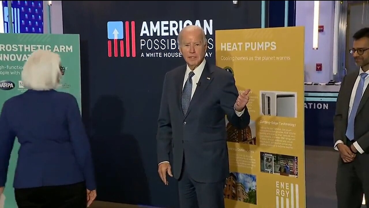 Biden's Odd Response To 3 Day Israel Pause Question