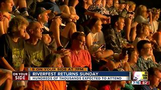 Riverfest returns Sunday