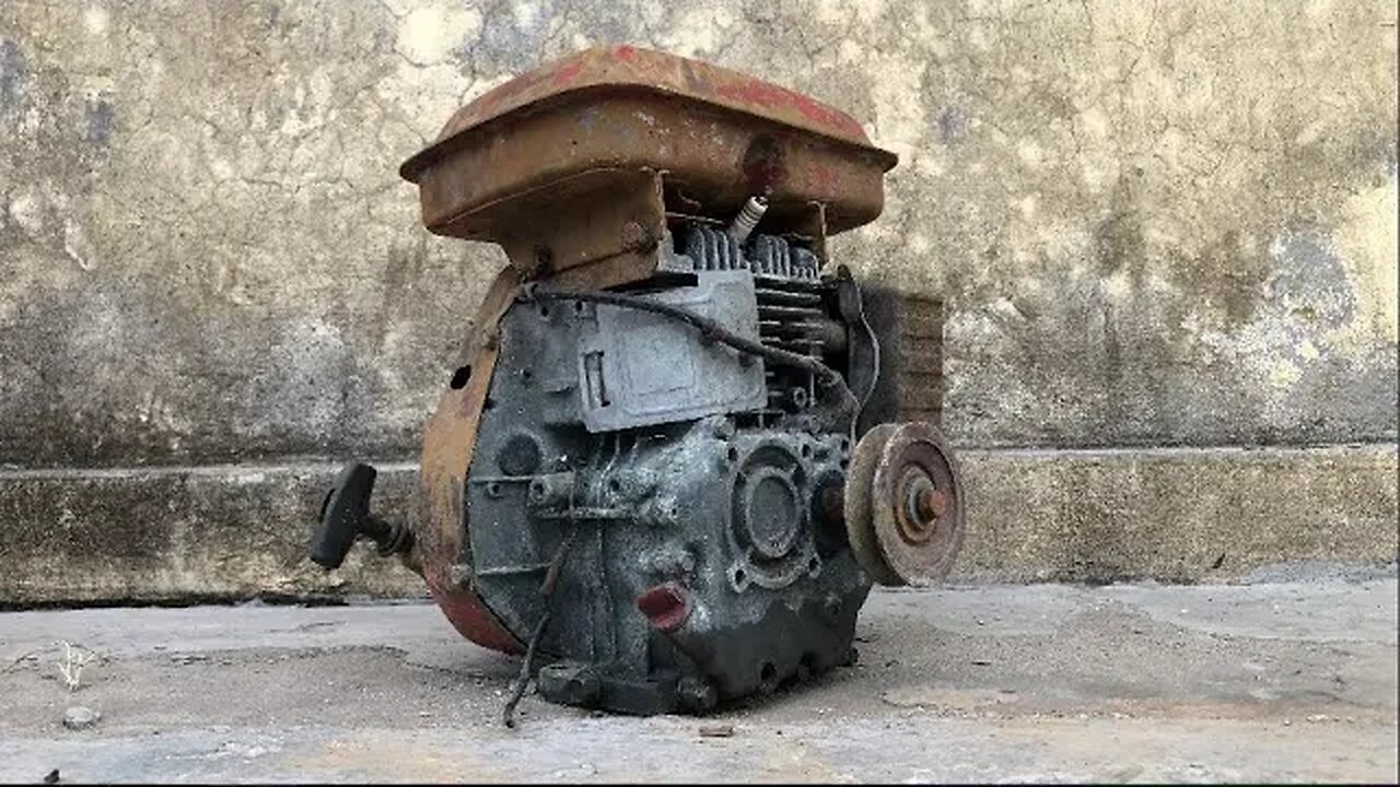 Restoration Japanese-made gasoline engine | Restore to reuse the old engine