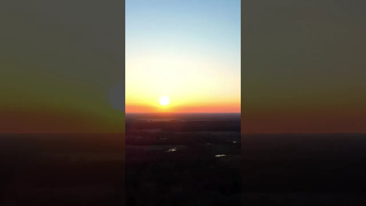 SUNSET INTERCEPT with Drone in Michigan!