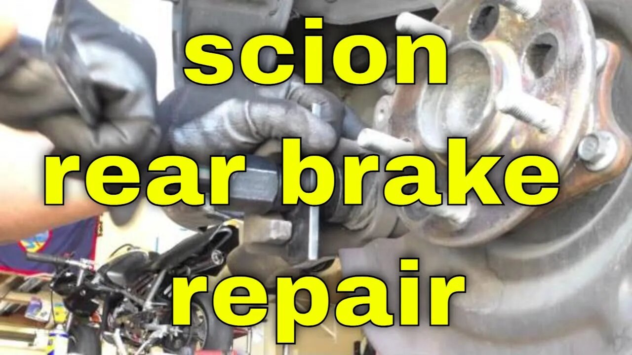 SIMPLE Rear brake pads rotors REPLACEMENT Scion XB √ Fix it Angel