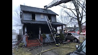 Firefighters respond to burning home on East 113th Street