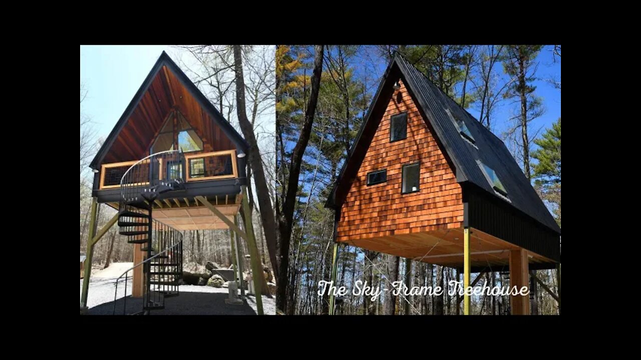 Absolutely Gorgeous | The Sky-Frame Treehouse | Tiny House Cozy