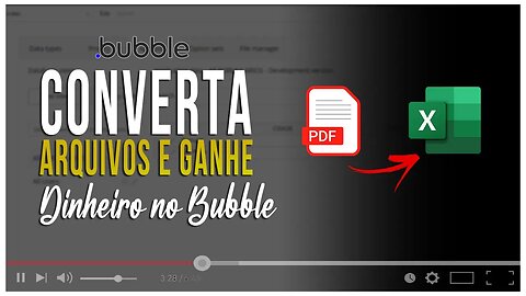 Como converter Word para PDF usando o Bubble