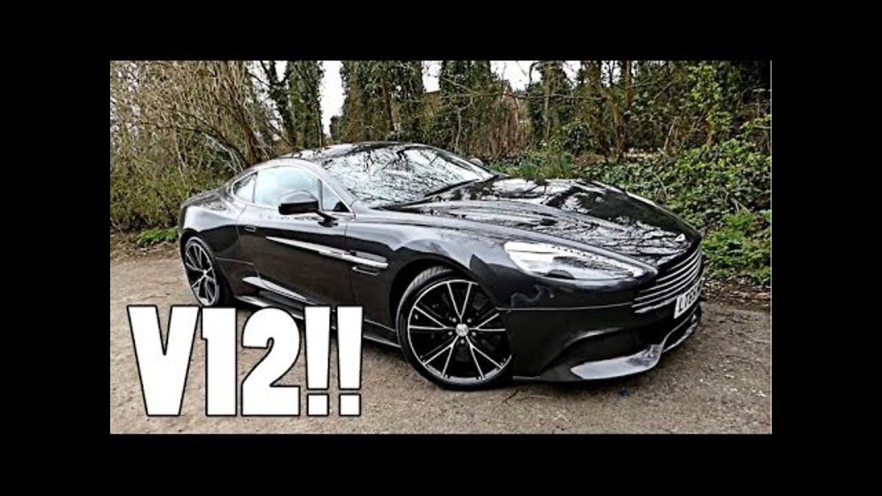 ASTON MARTIN VANQUISH DRIVE & REVIEW