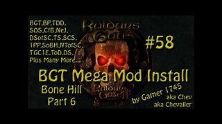 Let's Play Baldur's Gate Trilogy Mega Mod Part 58 - The Secret of Bone Hill