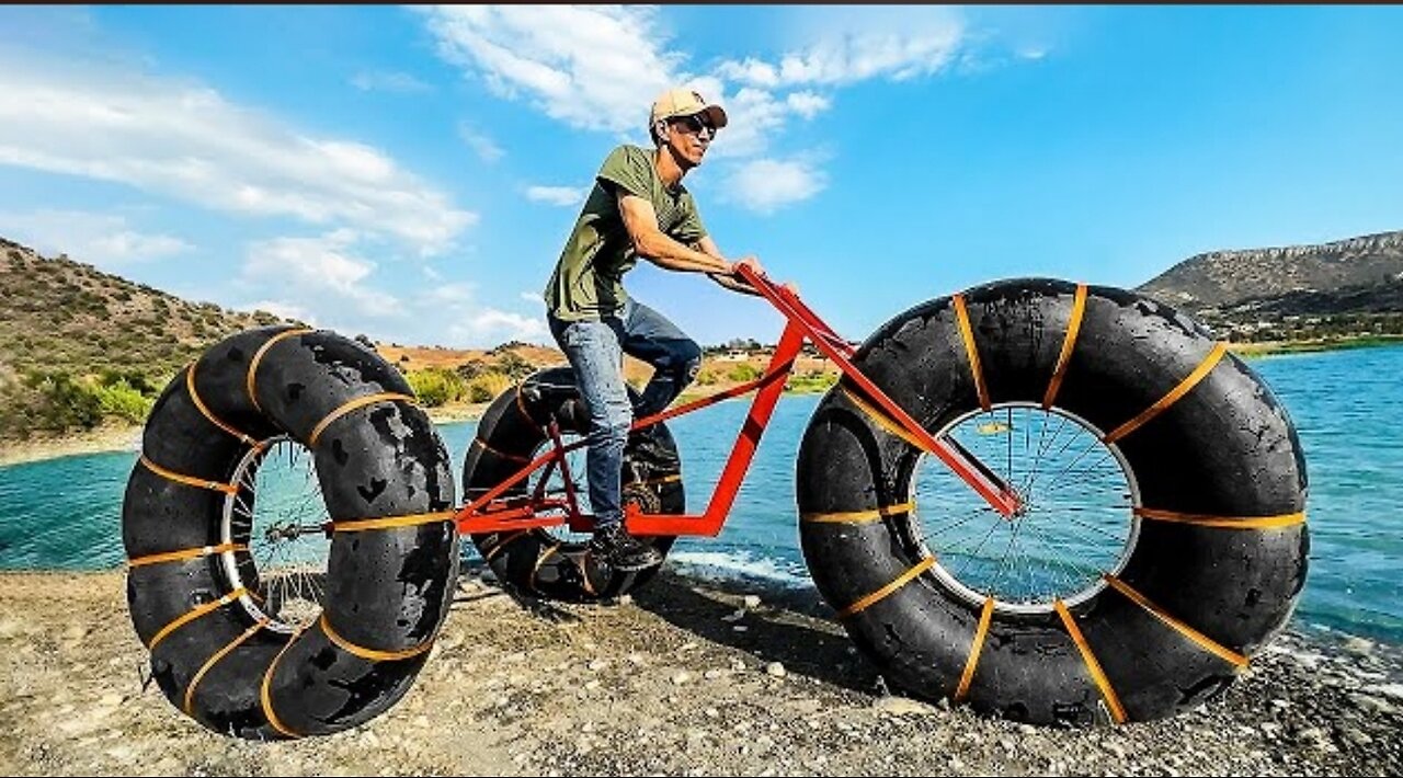 Epic_bike_to_off_road transformation!from bycycle to all _terrain marvel