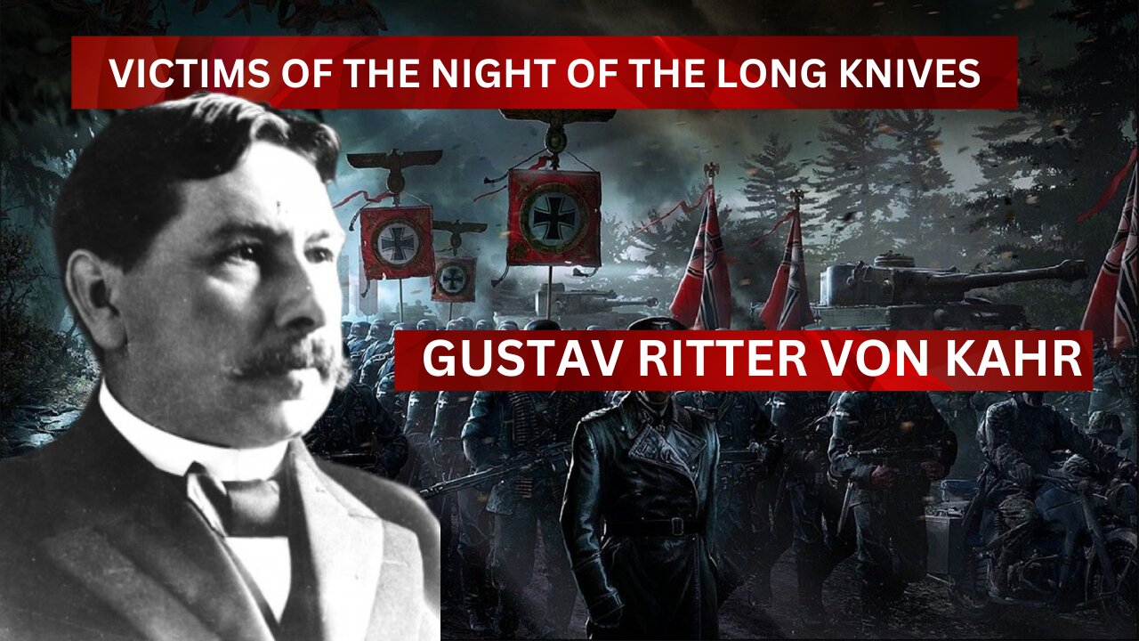 Gustav Ritter von Kahr: A Legacy of Courage and Controversy