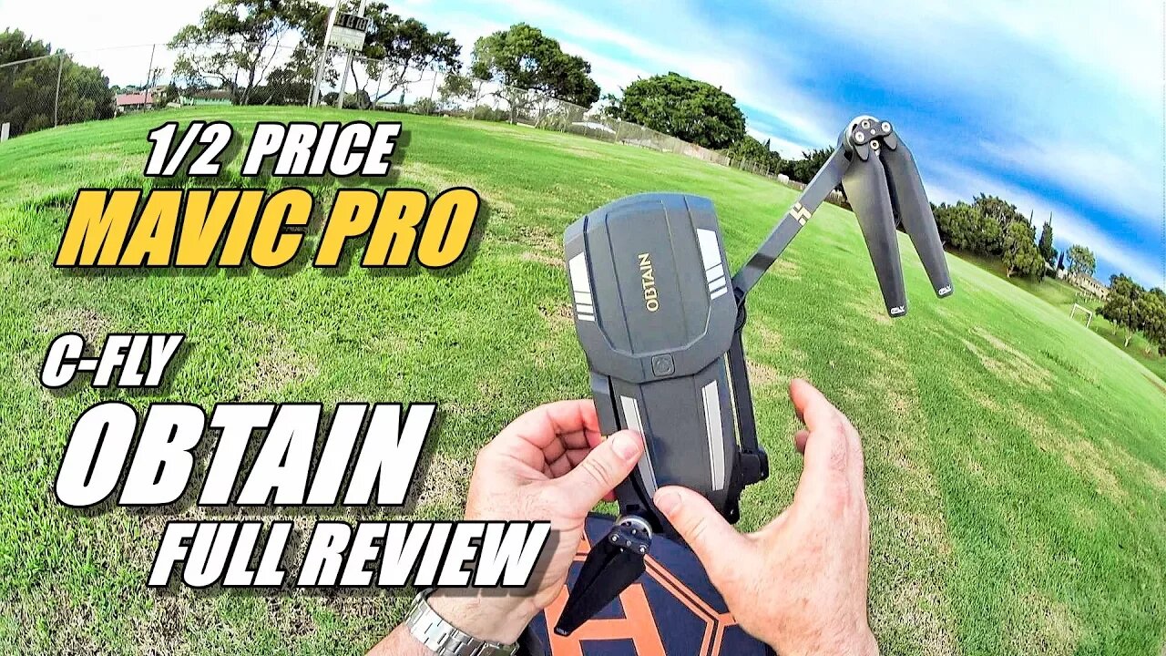 C-FLY OBTAIN Review - Half Priced DJI Mavic Pro (Full Review with Fly Away & Crash!) 😱😰😿