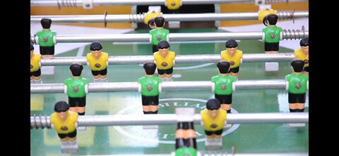 Exciting Foosball Game