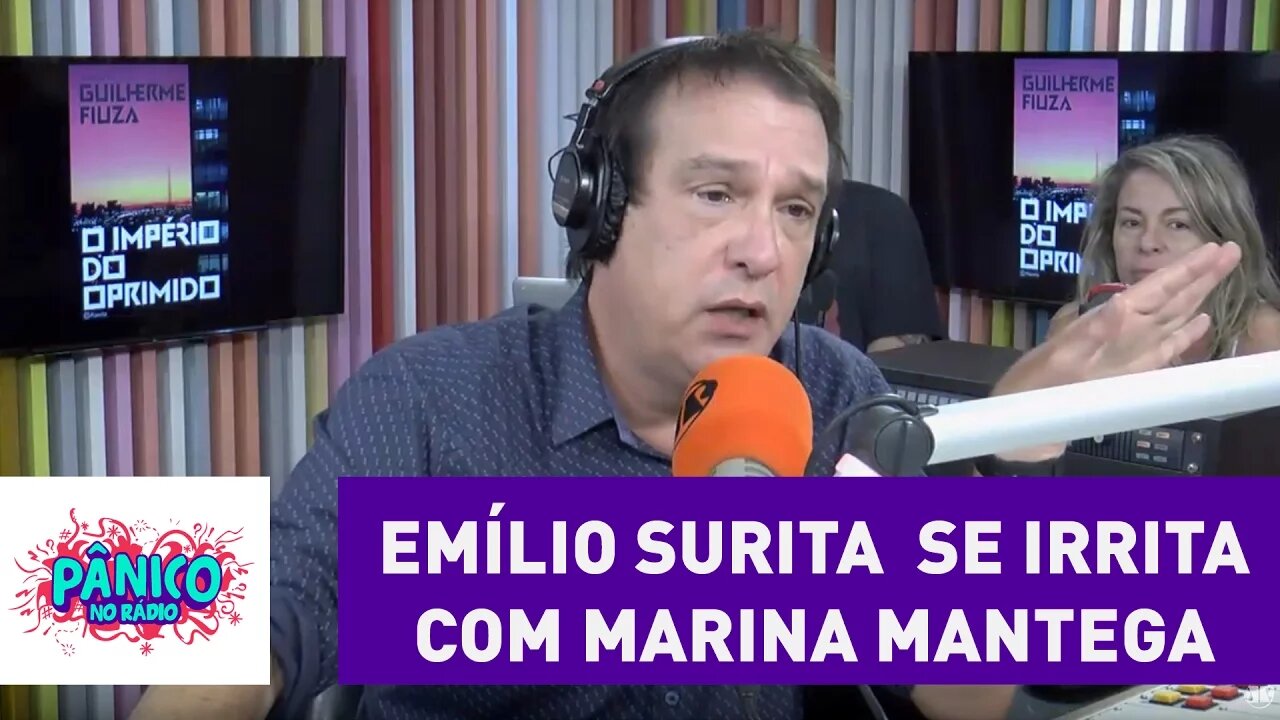 Emílio fica puto com provocação de Marina: "me enche o saco" | Pânico