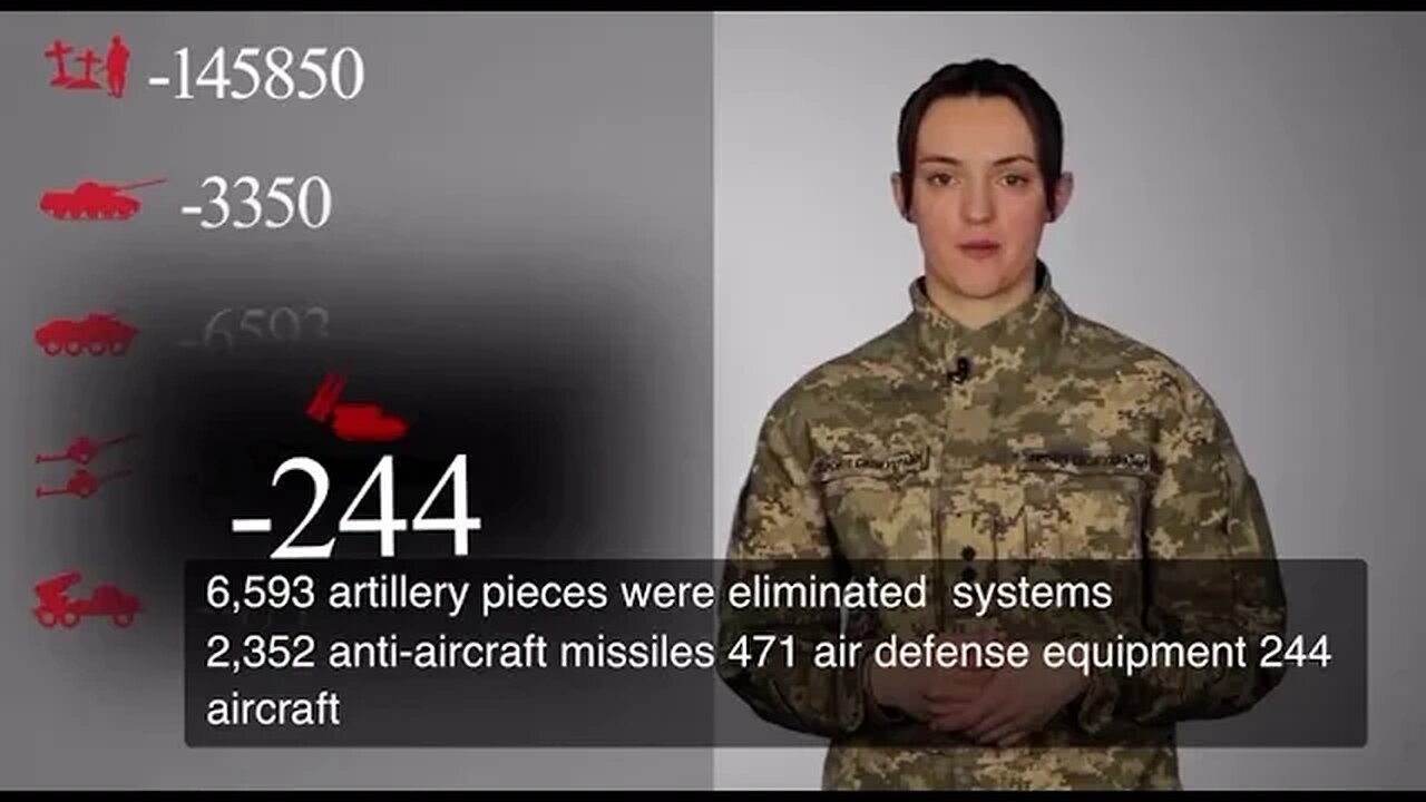 Ukrainian report on Russian losses
