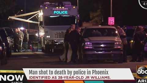 Victim shot, killed by Phoenix police Monday identified