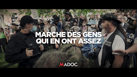 Marche des gens qui en ont assez