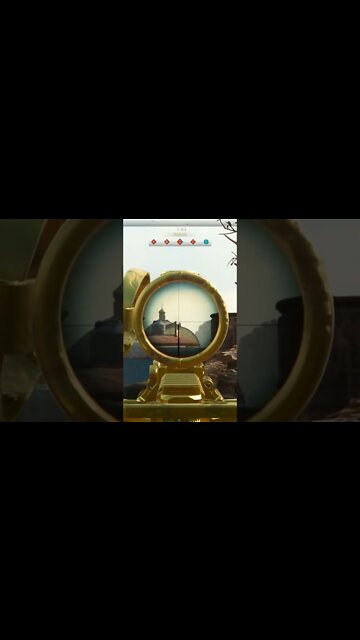 260 METER SHOT WITH BATTLE RIFLE MW2! #shorts