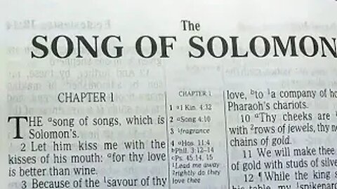 Song of Solomon: Chapters 01-08