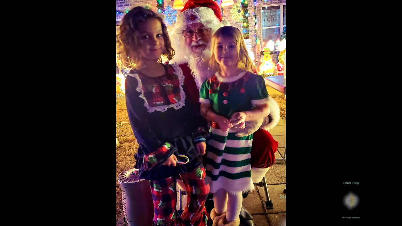 Took my nieces to see Santa tonight